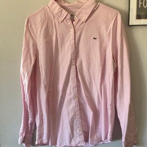 Vineyard Vines Women’s Pink Button-Up
